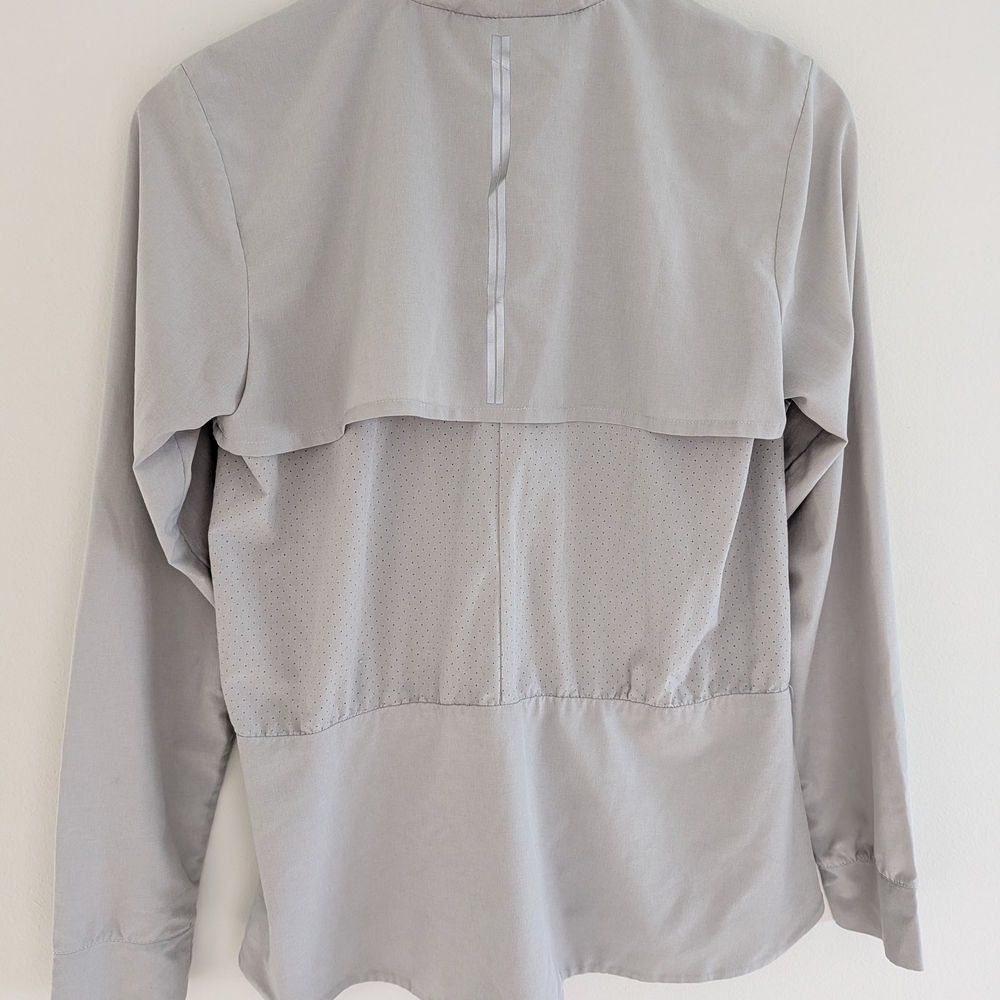 Brooks Light Gray Running Jacket - image 4